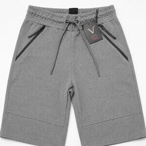 Verde Tech Fleece Bermuda Shorts Gray Small NWT